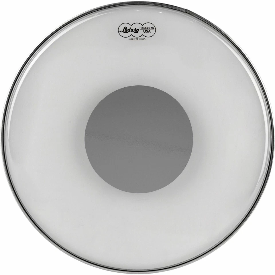 Ludwig 14" Clear Ambassador Silver Dot Snare Drum Batter Head by Remo, LW6114R - Image 1 of 1