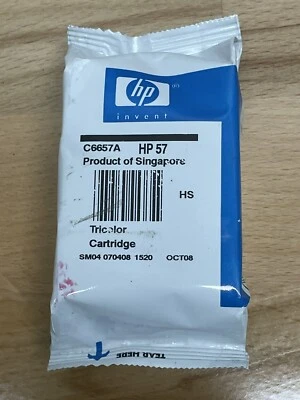 HP 57 C6657A Tri-color Original Ink Cartridge In Sealed Foil Package. - Image 1 of 4