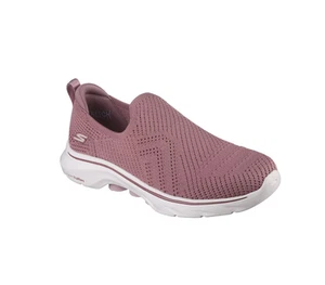 Womens Skechers Go Walk 7- Amina Mauve Walking Shoes 9 - Picture 1 of 6