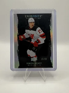 2023 The Cup 2023-24 Exquisite Collection Black /99 Simon Nemec #EB-SN Rookie RC - Picture 1 of 2