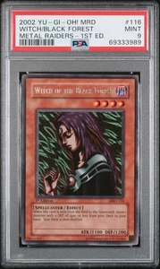 Bruja/Selva Negra 116 Metal Raiders - 1ª edición Yu-Gi-Oh! Mrd-Metal Raiders PSA 9 - Imagen 1 de 2