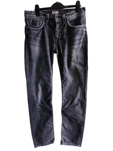 Pepe Jeans W32 L34 Cash Slim Leg Black Wash Denim Distressed Regular London - Bild 1 von 18