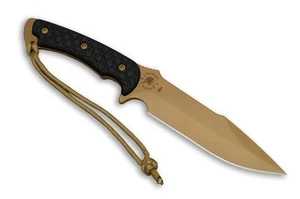 Spartan Blades Horkos Fixed Blade SB4DEBKNLBK Black Micarta CPM MagnaCut Knife - Foto 1 di 2