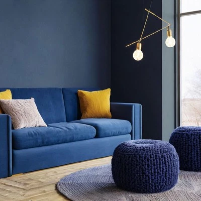 Papel tapiz texturizado liso acero azul Anaglypta RD3026 rollo pintable esponjoso Foto 1 de 4