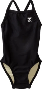 TYR Damen Tyreco Solid Diamondback Badeanzug - Schwarz - Größe: 34 - Bild 1 von 4