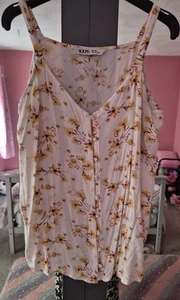 Plus Size Floral Print Cami Top Size 20 - Picture 1 of 2
