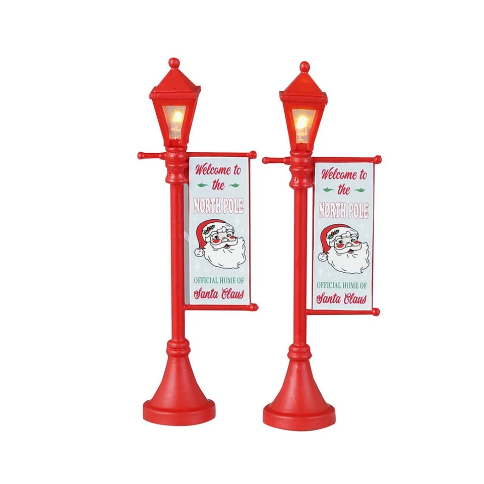 Lemax 34091 Santa's Wonderland Accessory North Pole Lamppost (Se