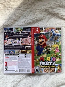 NUR HÜLLE Mario Party Superstars Hülle mit Box Art (Nintendo Switch) OHNE SPIEL - Bild 1 von 3