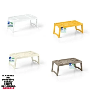 VASSOIO LETTO IN PLASTICA RIGIDA PIEGHEVOLE CM 52X30X22 H SALVASPAZIO - Foto 1 di 2