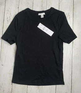 Topshop Short Sleeve T-Shirt Top Black Kids Toddler Boys Girls Size 4 - Picture 1 of 6