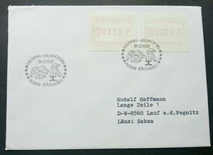 [SJ] Finland 1990 ATM (Frama Label stamp FDC) *addressed *special cancellation - Picture 1 of 5