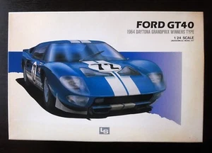 Vintage ! LS 1/24 Ford GT 40  '64 Daytona Grand prix  Winners Type Rare !! - Picture 1 of 16