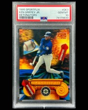 1995 Sportflix #DE3 Ken Griffey Jr. Detonators PSA 10 Gem Mint