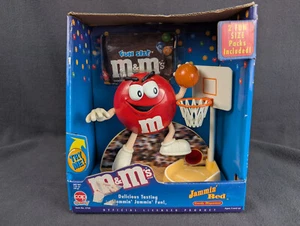 Rare Vintage 1999 M&M's Candy Jammin Red Basketball Candy Dispenser NEW SEALED!! - Picture 1 of 7