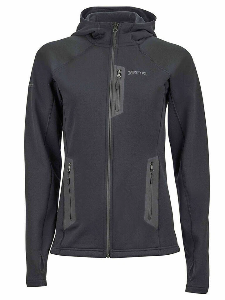 Marmot Women's Full Zip Stretch Fleece Hoody Jacket Foto 1 de 1