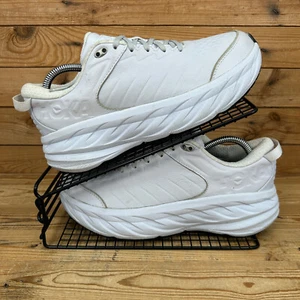 Hoka One One Sneaker Damen UK 8,5 Bondi SR weiß Leder rutschfest Arbeit - Bild 1 von 14