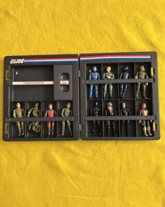 GI Joe Collector Case Lot of 12 Snake Eyes Cobra Commander 1983/83