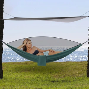 Camping Hammock Tent with Mosquito Net Hanging Bed Portable One Person - Picture 1 of 9