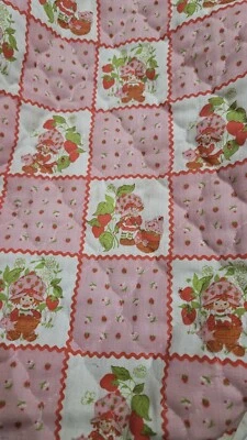 VINTAGE! Quadrados para bolo curto de morango - 1980 - Ver notas - Imagem 1 de 4