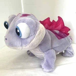 Disney Frozen 2 Bruni Walk Glow Fire Spirit Lizard Stuffed Animal Purple works - Picture 1 of 16