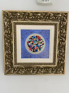 Ukraine Artist Anatole Krasnyansky Ltd Ed Signed Serigraph–Musicale Guitar - Picture 1 of 3