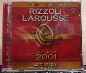 ENCICLOPEDIA MULTIMEDIALE RIZZOLI LAROUSSE 2001 - 7 MEDIATICA I IMMAGINI AD ALTA - Picture 1 of 6