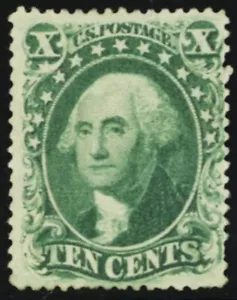 33, Mint OG 10¢ Nice Appearance - With WT Crowe Certificate $5750 - Stuart Katz - Picture 1 of 2