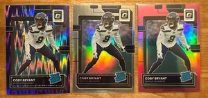 2022 Donruss Optic - Coby Bryant - Rated Rookie Lot (3) - Purple Shock Pink Holo - Bild 1 von 2