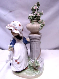 Vtg Rare Lladro 5284 Glorious Spring Figurine Girl with a Bird Retired - Picture 1 of 19