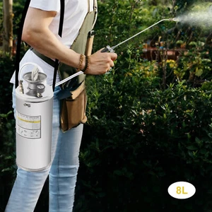 Large Capacity Sprayer 2 Gal Hand-Pump Sprayer with 1.2m Hose for Gardening - Picture 1 of 18