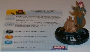 SQUIRREL GIRL #056 Captain America HeroClix Super Rare legacy figure - Picture 1 of 1