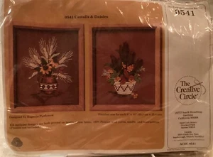 Creative Circle vintage crewel embroidery kits 1984-1985 CHOSE YOUR OWN - New - Foto 1 di 3