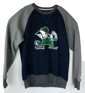 Notre Dame Fighting Irish Navy/Gray Sweatshirt Large Vintage Champion - Bild 1 von 5