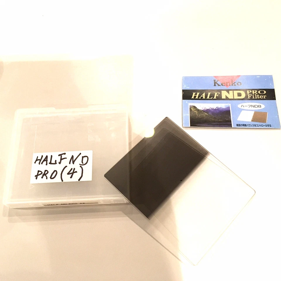 Kenko Half ND Pro filter Half ND 4 with  plastic case  from Japan! [Near Mint]!! - Image 1 of 2