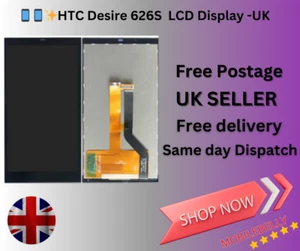 🔥 HTC Desire 626S LCD Display Touch Screen Digitizer Assembly Replacement - Picture 1 of 1