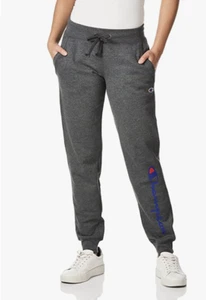 New Champion Women's Granite Heather Fleece Sweatpants Joggers - Picture 1 of 3