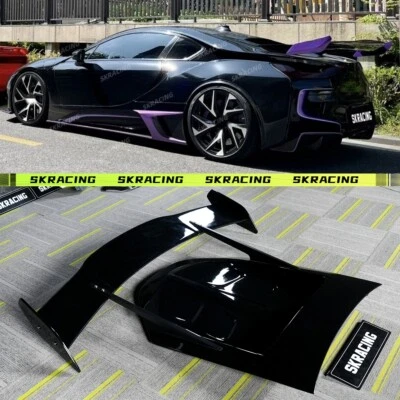 Kits de carrocería de alerón trasero de fibra de carbono/negro brillante para BMW i8 cupé 2014-2020 Foto 1 de 4