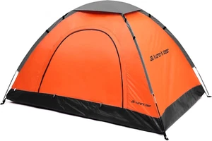 Camping Tent, Windproof, Hiking, Backpacking, Traveling, Portable, w/ Carry Bag - Picture 1 of 14