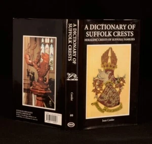 1998 A Dictionary of Suffolk Crests Joan Corder Heraldic Crests of Suffolk - Picture 1 of 6