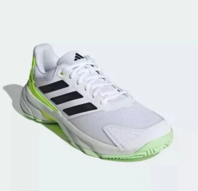 Tenis Adidas CourtJam Control 3 para hombre 10 blanco limón IF0459 Foto 1 de 4