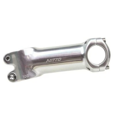 Nitto UI-75EX Ahead Stem 25.4mm Clamp 28.6mm Steerer In Silver - Image 1 of 3