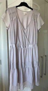 Festliches Umstandskleid mit Stillfunktion, H&M, zartes flieder, Gr. S,wie Neu! - Bild 1 von 9