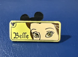 WDW Disney 2007 Hidden Mickey 2, Rear View Mirror Series Belle PIN - PP #58972 - Picture 1 of 3