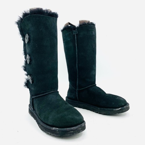 Stivali Ugg Australia Bailey Button Triple 1873 neri da donna taglia 7