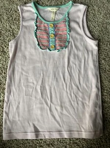 Matilda Jane Cat’s Cradle The Adventure Begins Pink Ribbed Tank Girls 12 - Picture 1 of 10