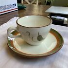 Vtg Stangl, Orchard Song, Tea Cup And Saucer, Hand Painted EUC #SH