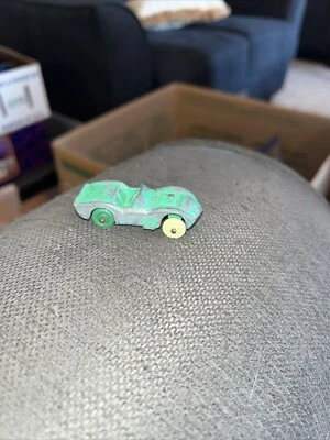 VINTAGE MIDGETOY CORVETTE CONVERTIBLE TOY CAR DIECAST Cool Tires - Image 1 of 4