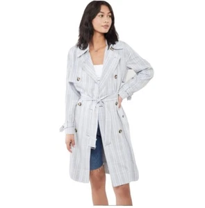 NWOT Club Monaco The Plaid Everywear Trench Coat size XS/TP - Picture 1 of 10