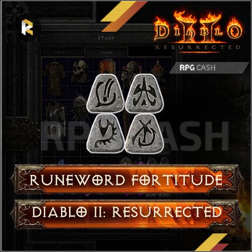 Fortitude - Complete Runewords - Diablo 2 Resurrected D2R - Image 1 of 1