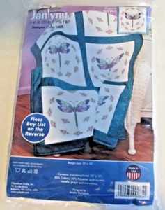 Gestempelt Kreuzstich Quilt Blöcke 18"X18" 6/Pkg Libelle - Bild 1 von 2